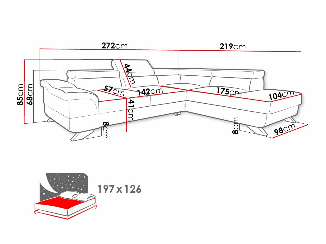 Sarokkanapé Lincoln 102 (Inari 24)