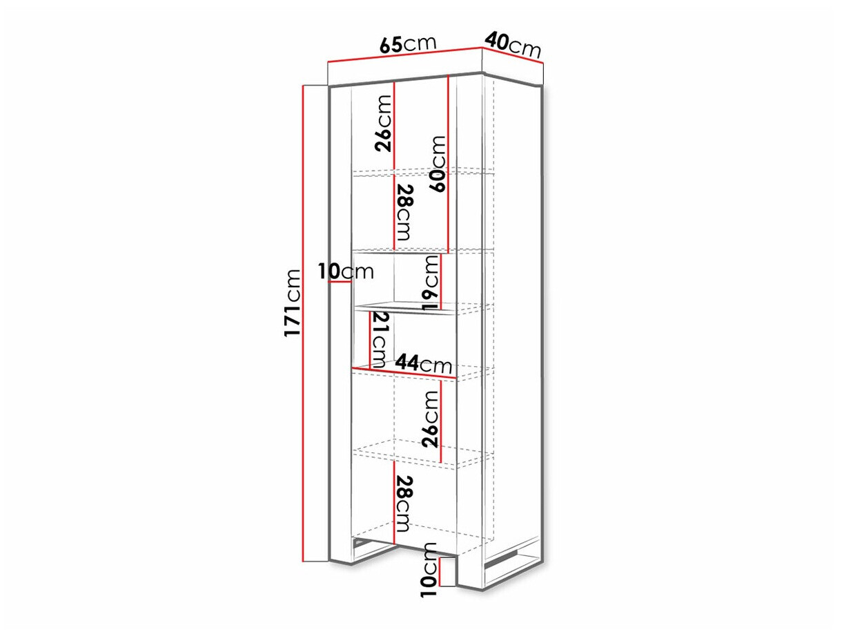 Könyvespolc Nolvoi 102
