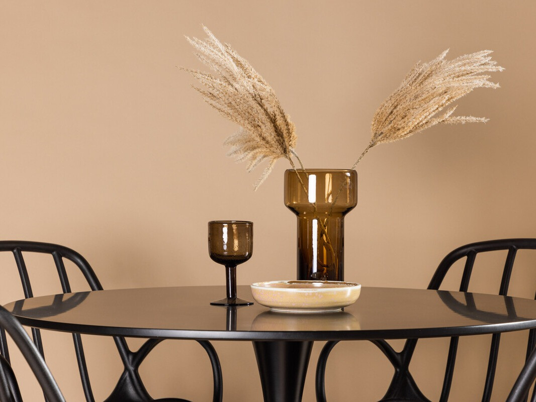 Étkezőgarnitúra Dallas 4165 (Fekete)