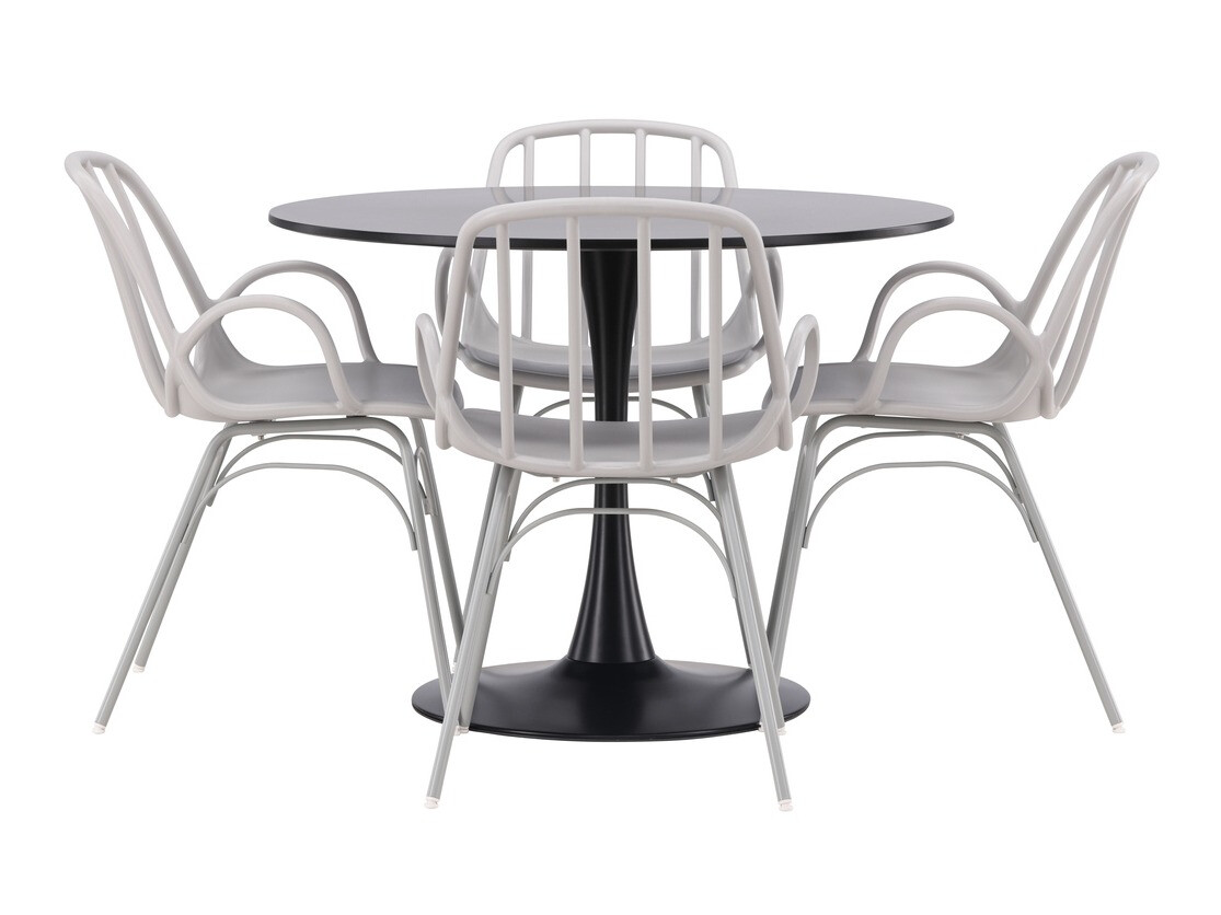 Étkezőgarnitúra Dallas 4165 (Világosszürke)