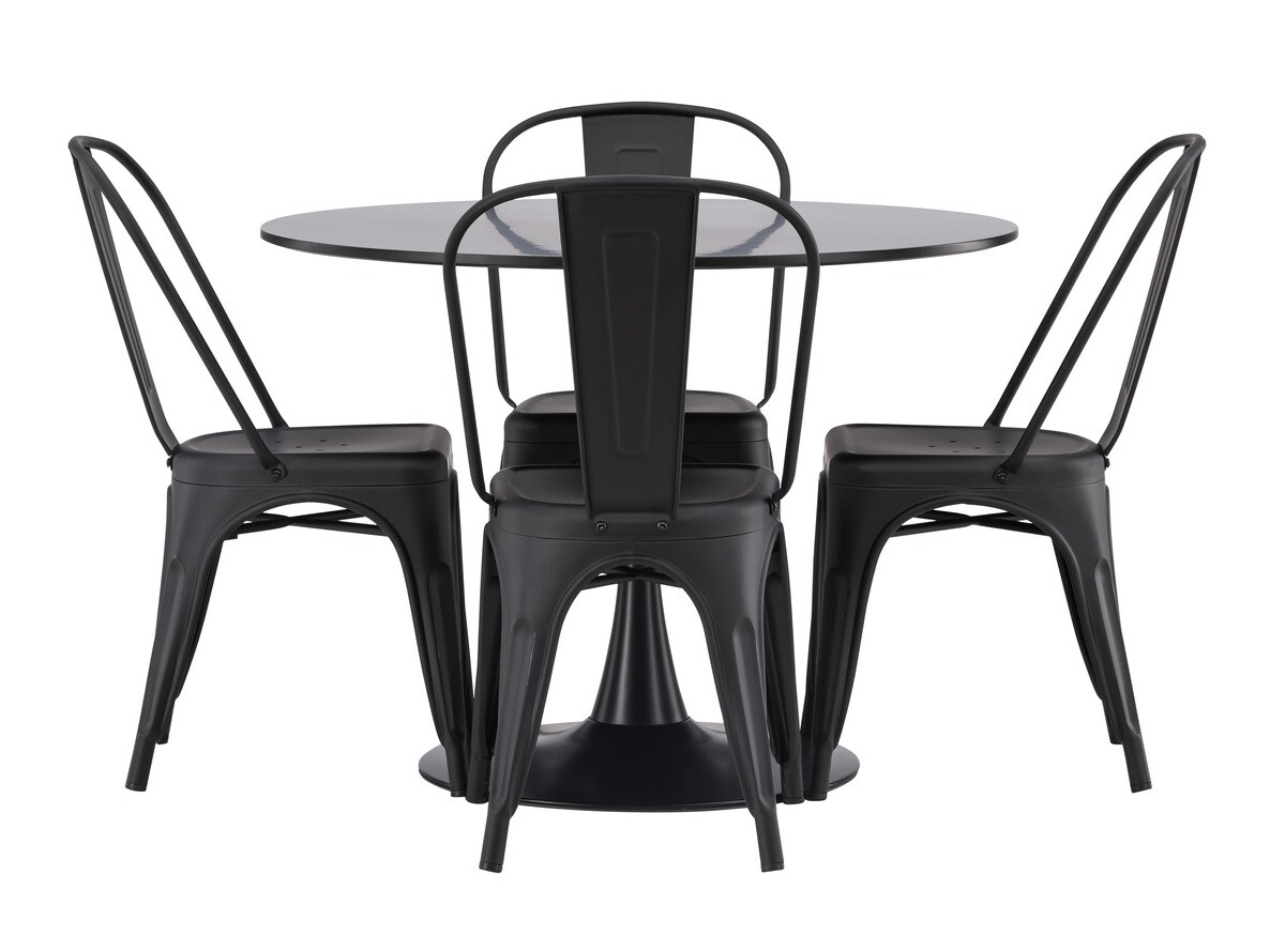 Étkezőgarnitúra Dallas 4170 (Fekete)