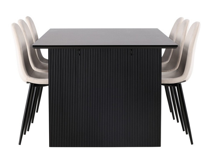 Étkezőgarnitúra Dallas 4185 (Bézs + Fekete)