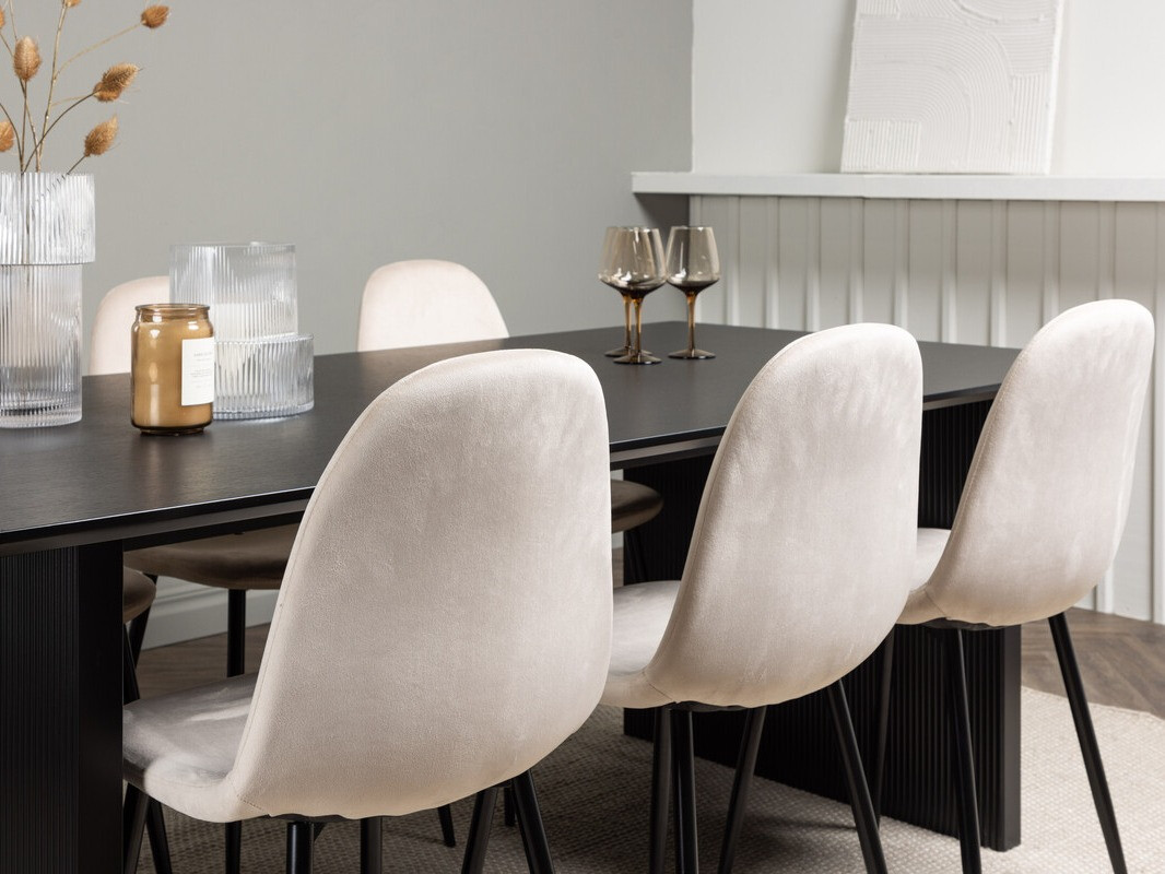 Étkezőgarnitúra Dallas 4185 (Bézs + Fekete)