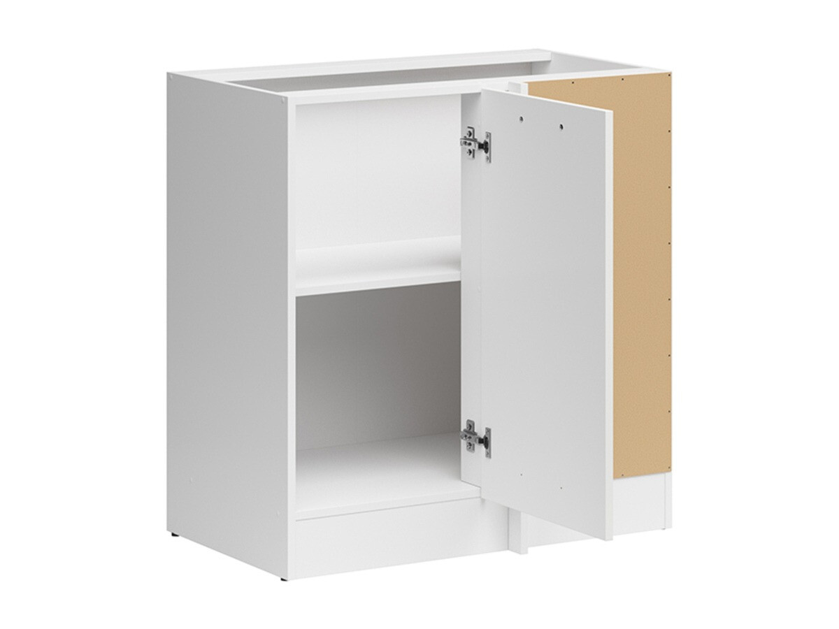 Moduláris sarokszekrény Line White 101