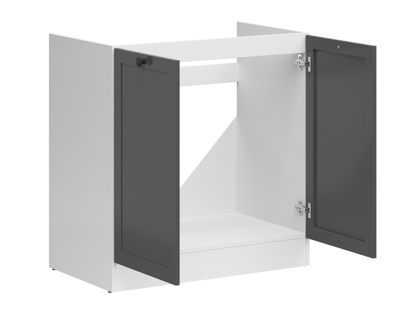 Moduláris mosogató szekrény ajtókkal Classic Grey 115