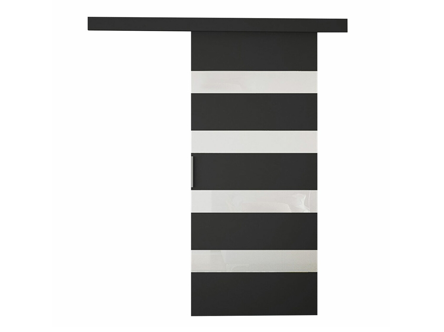 Tolóajtók Closico Materia V (Fekete + Fehér)