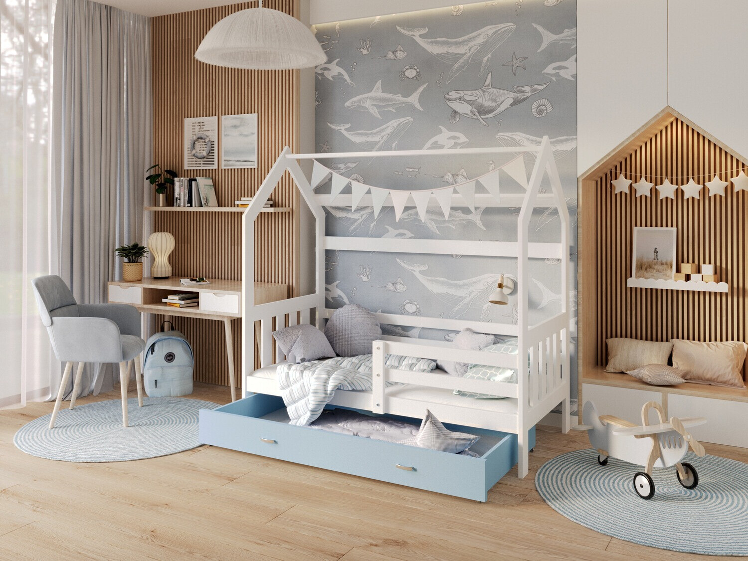 Ágy Aurora 122 (Fehér)