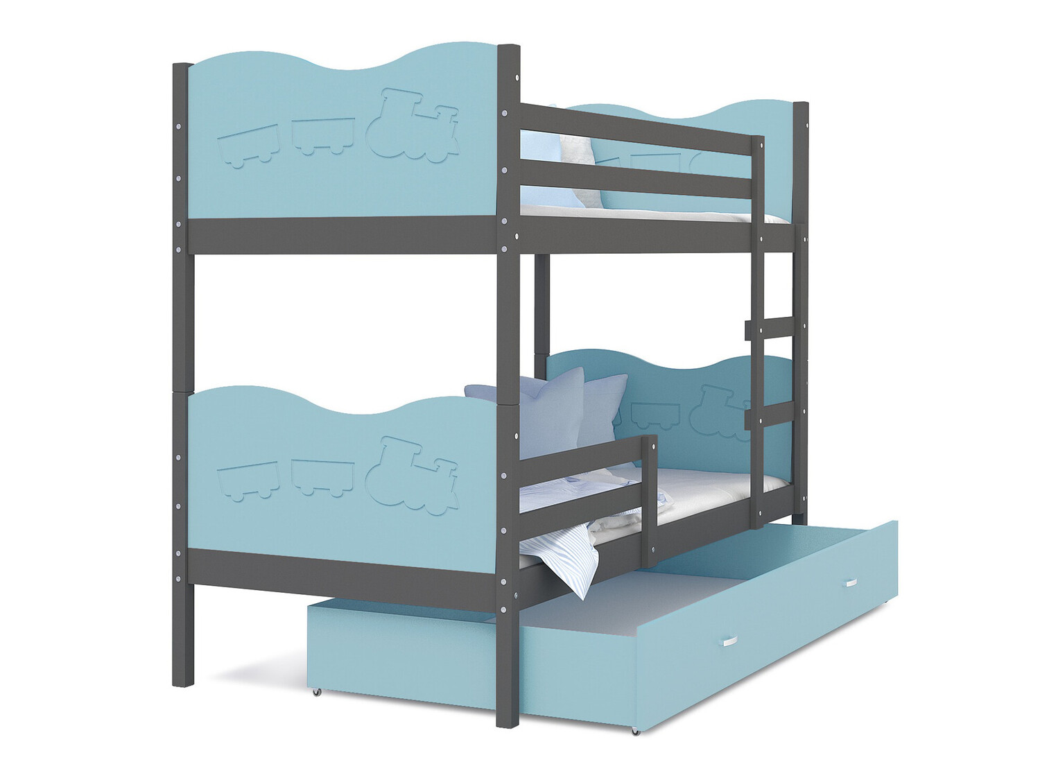 Emeletes ágy Aurora 111 (Szürke)