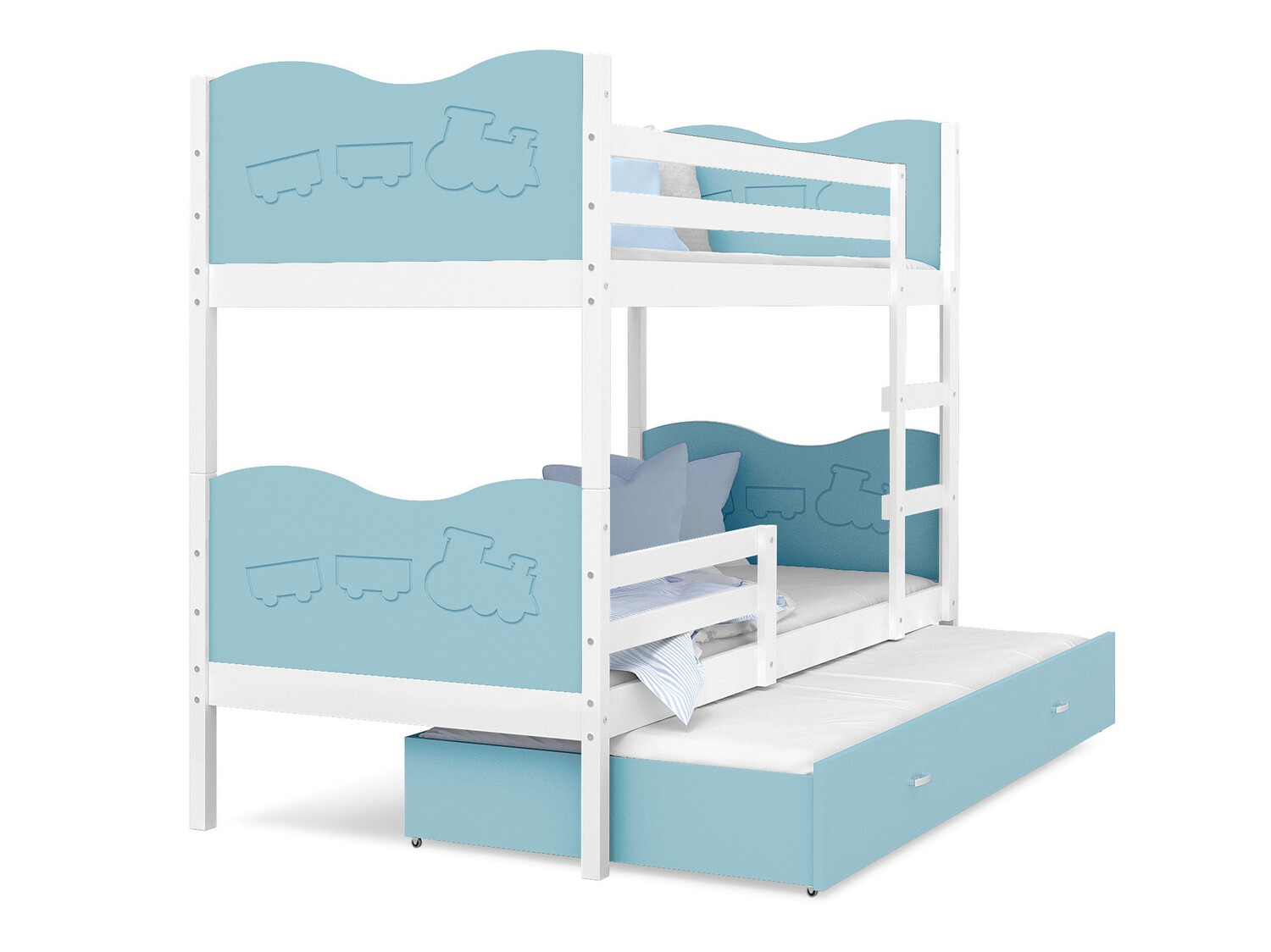 Emeletes ágy Aurora 112 (Fehér)