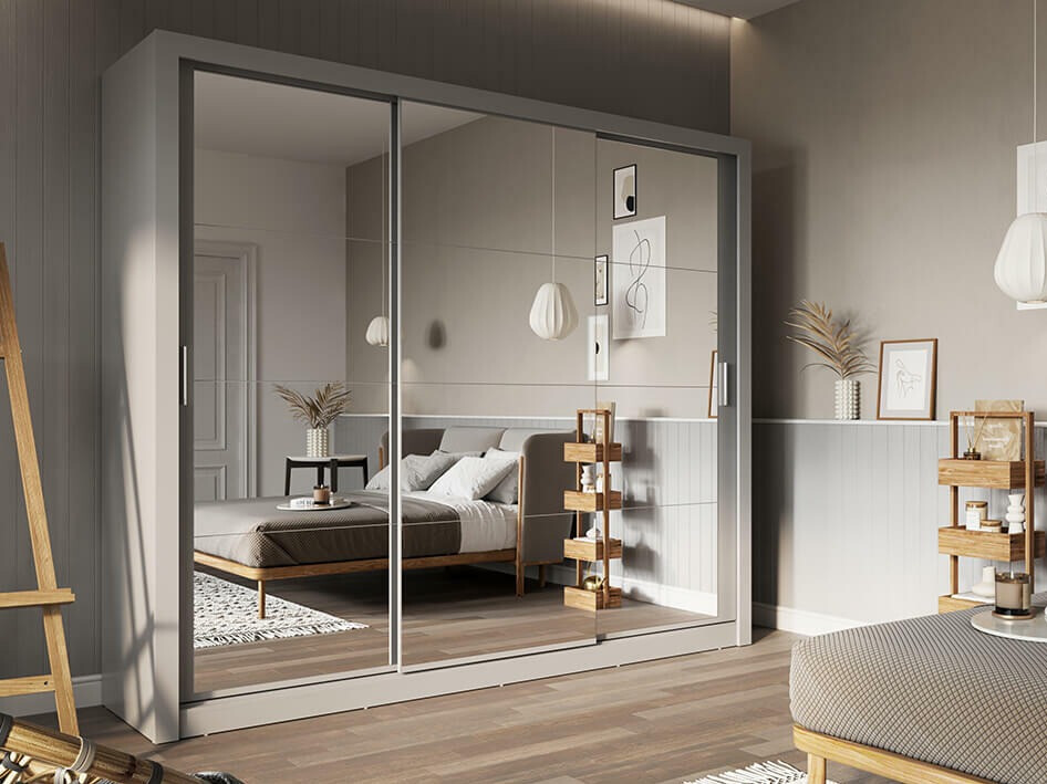 Gardróbszekrény Cirdelu 102 (Szürke)