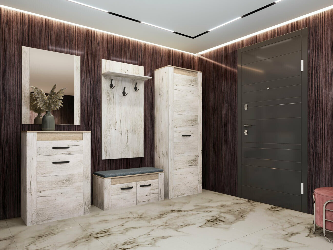 Gardróbszekrény Melelma 100