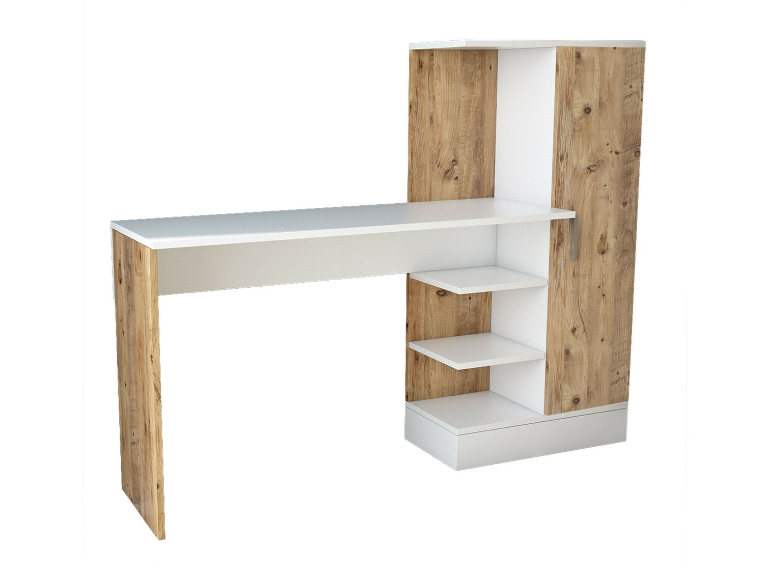 Íróasztal Kailua 109 (Fenyő + Fehér)