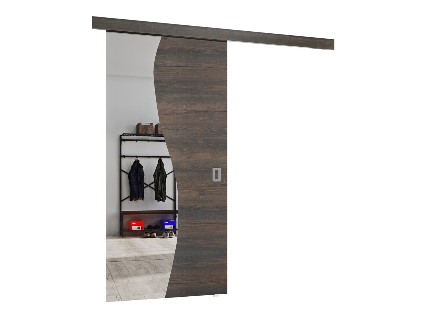 Tolóajtók Dover 150 (Sötét hamuszürke)