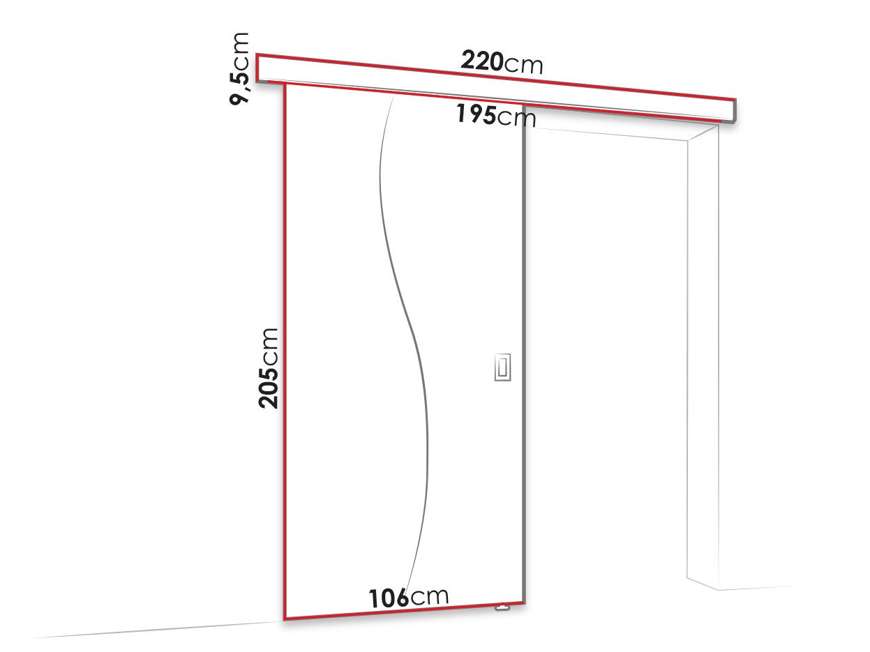 Tolóajtók Dover 152 (Sötét hamuszürke)