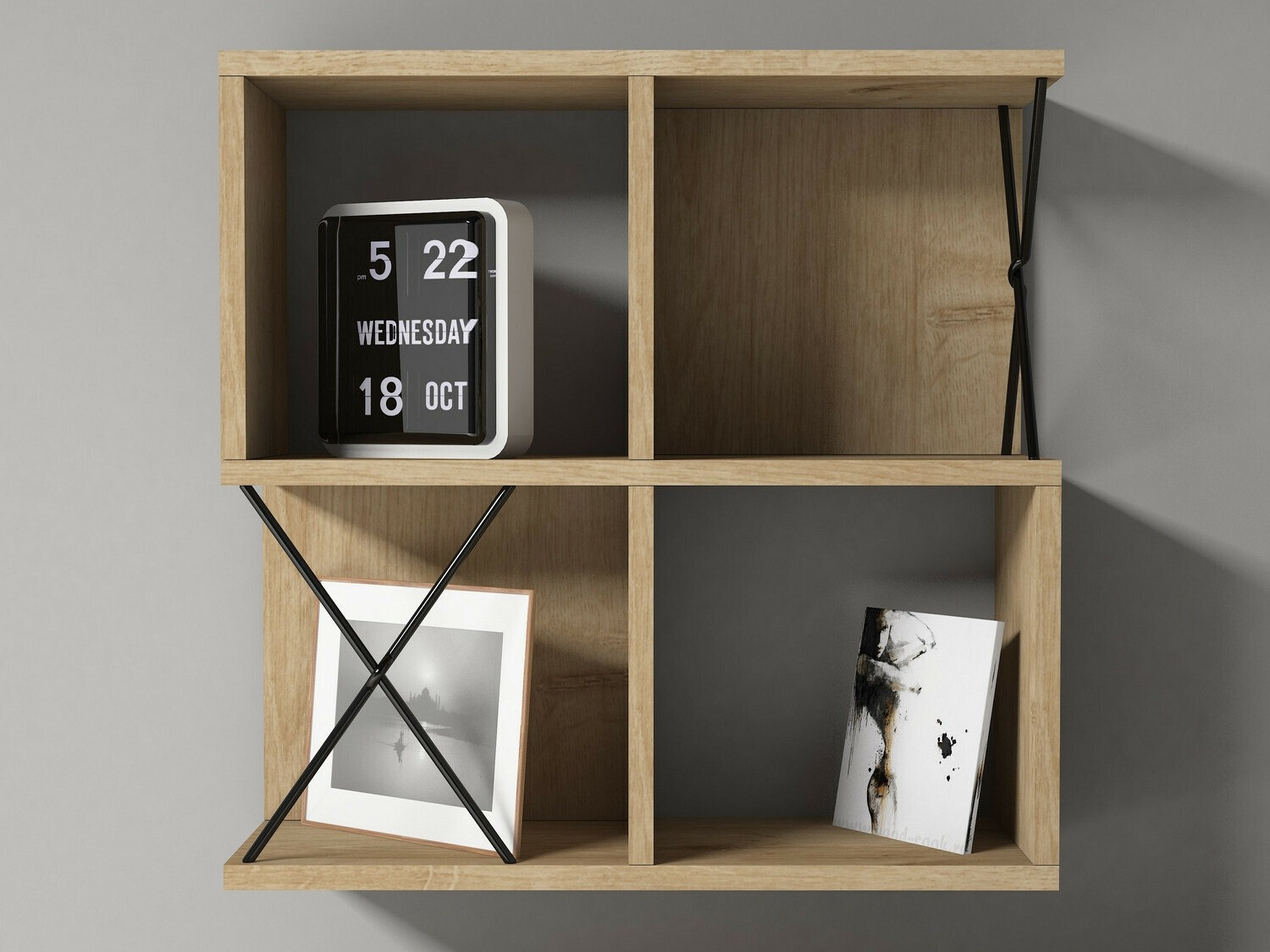 Fali polc Kailua 137 (Tölgy)