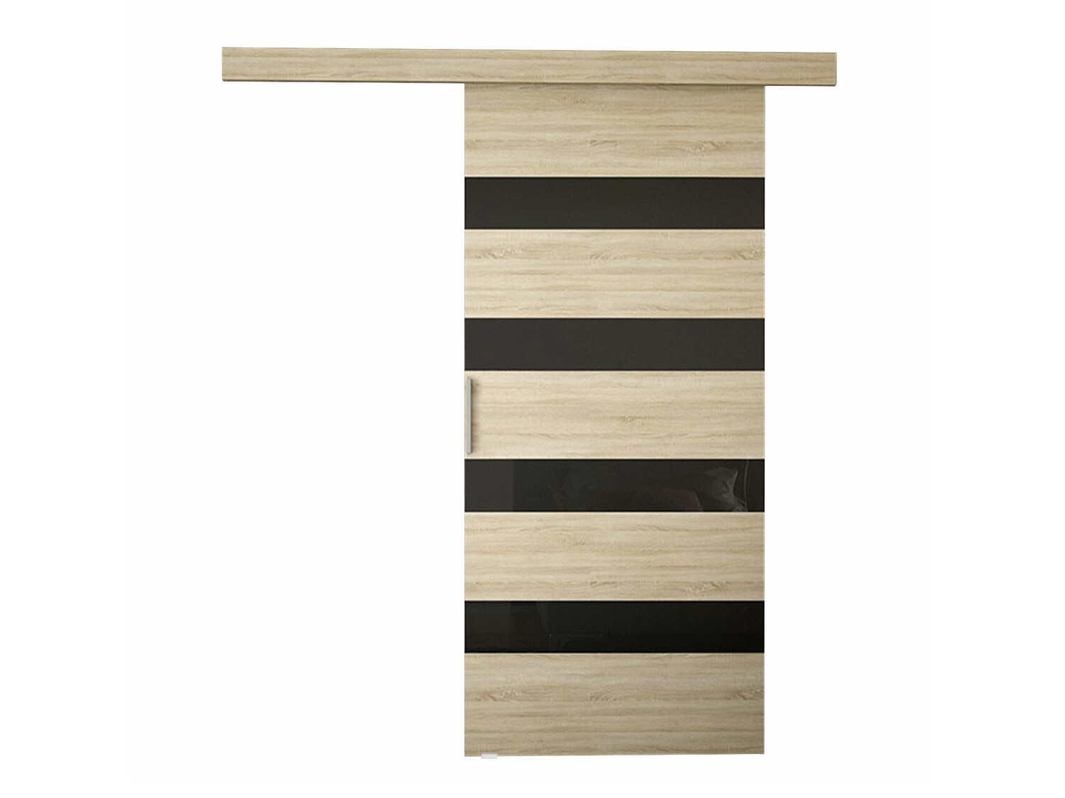 Tolóajtók Closico 179 (Sonoma tölgy + Fekete)