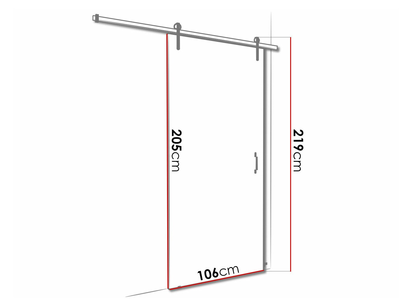 Tolóajtók Dover 155 (Sötét hamuszürke)