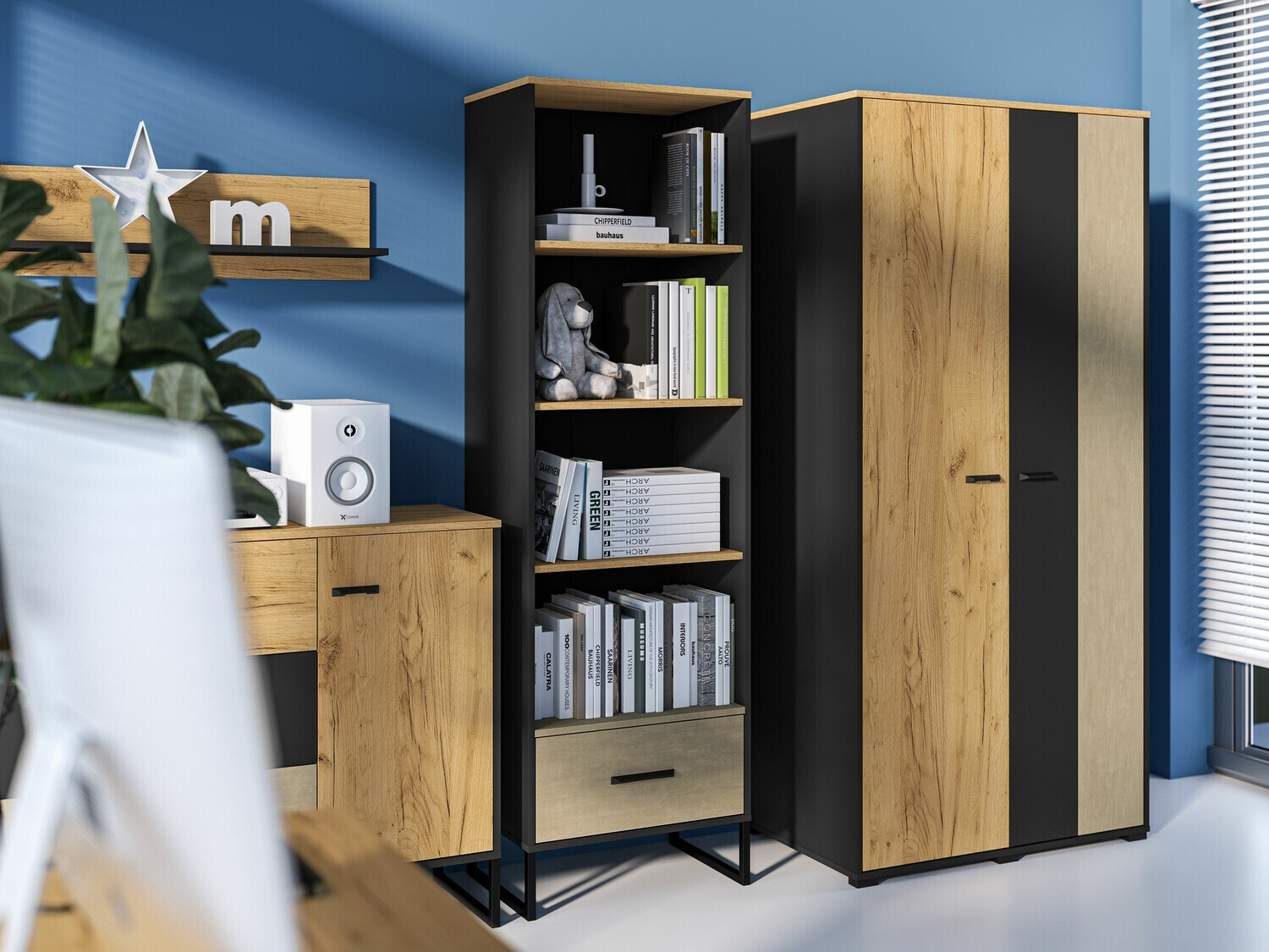 Könyvespolc Tortiva 102