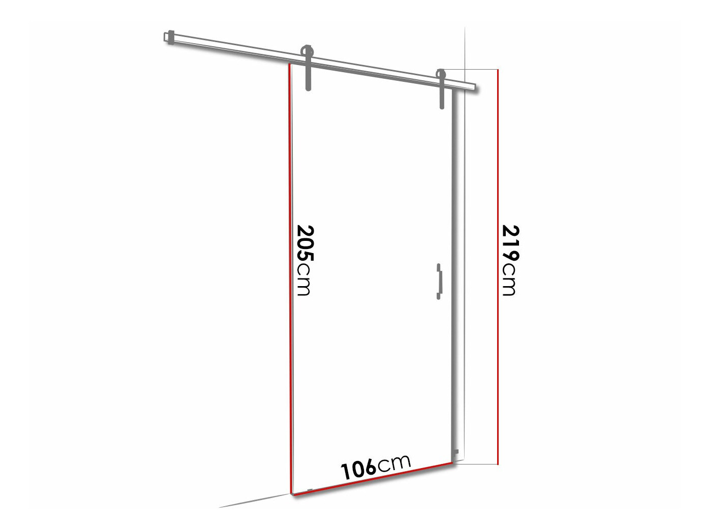 Tolóajtók Dover 167 (Fehér)