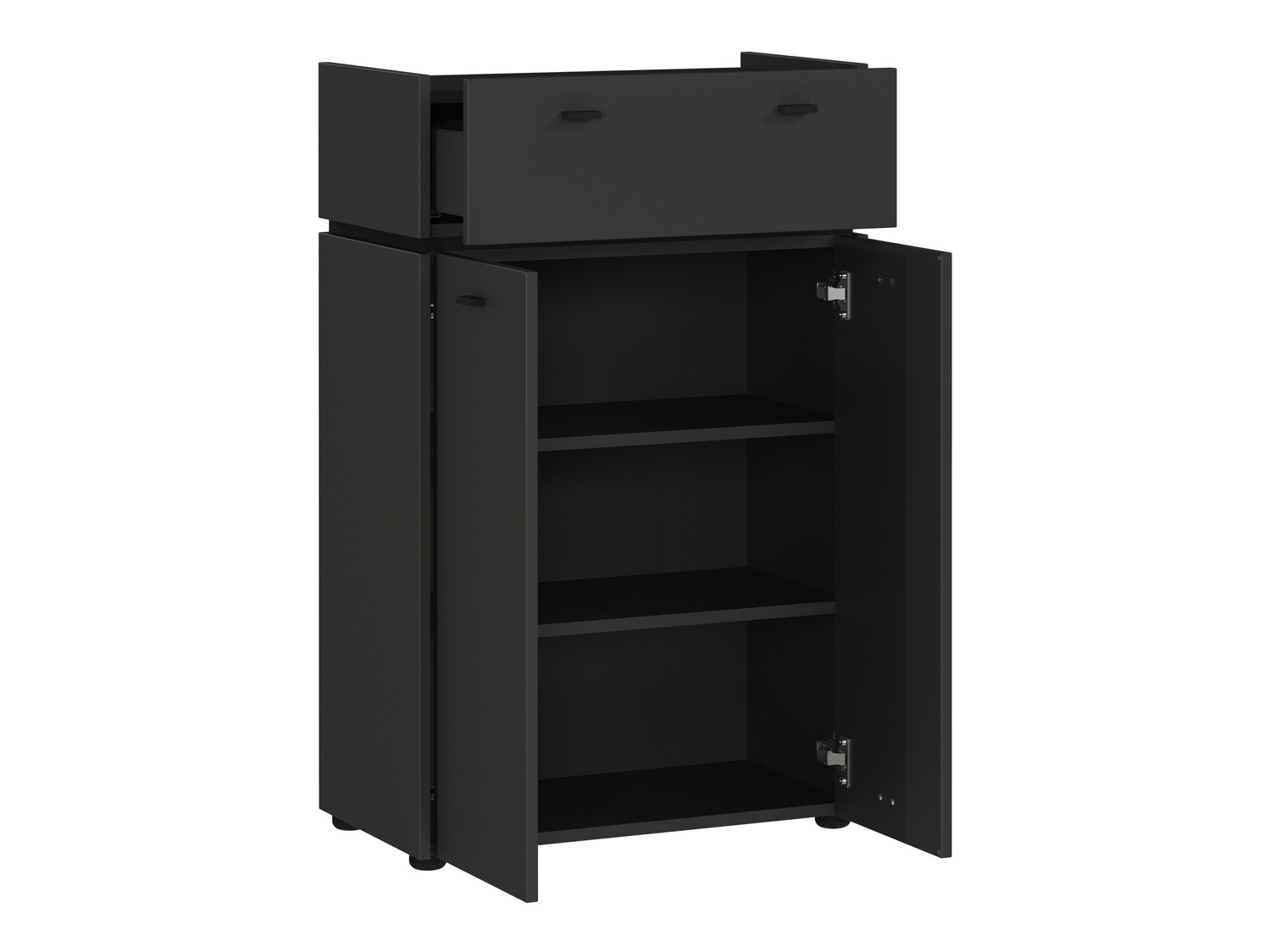 Álló fürdőszoba szekrény Larsalu 101 (Grafit)