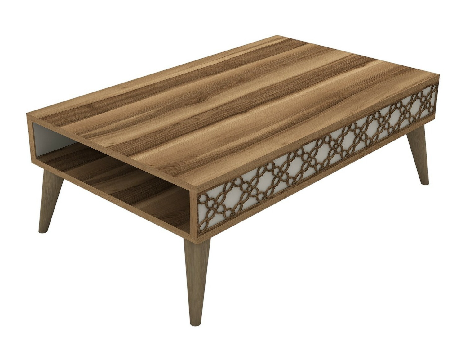 Dohányzóasztal Kailua 159 (Dió + Krém)