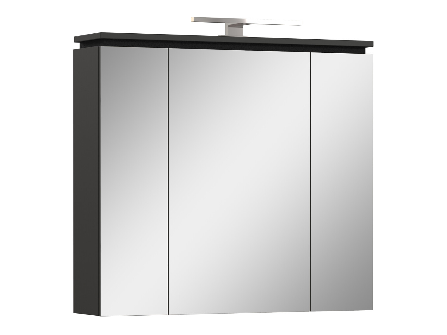Fürdőszoba tükörszekrény Larsalu 104 (Grafit)