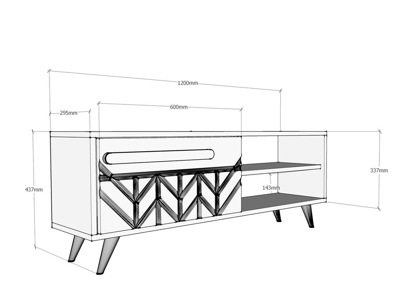 TV-állvány Kailua 173
