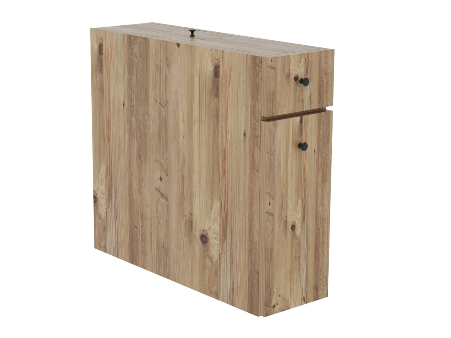 Beépített fürdőszoba szekrény Kailua 183 (Tölgy)