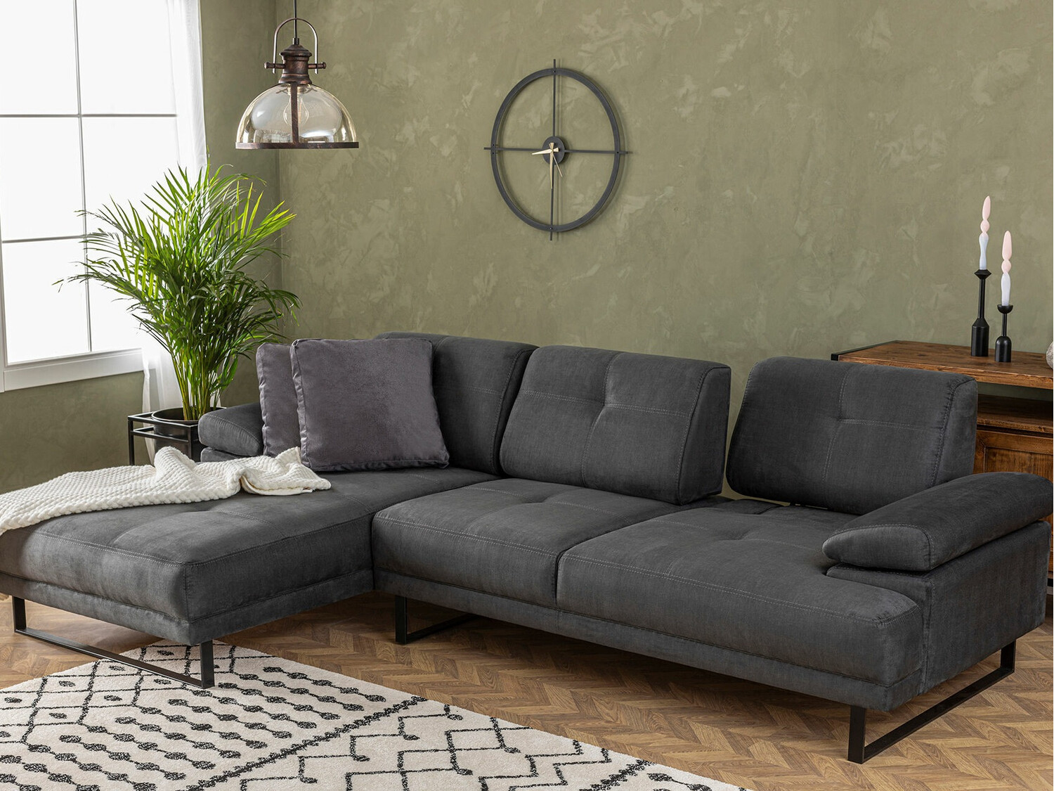 Sarokkanapé Altadena 141 (Antracit)