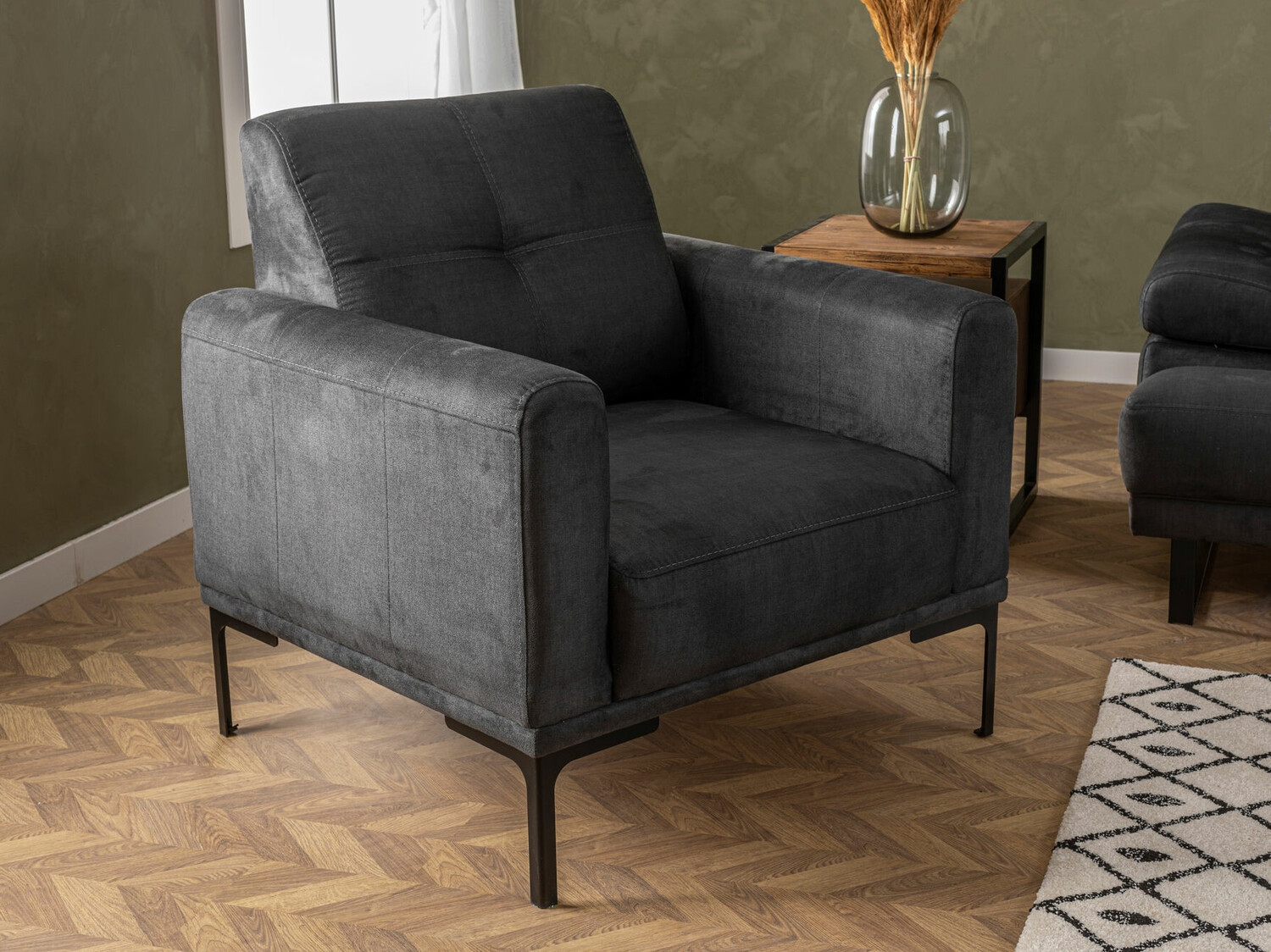 Fotel Altadena 147 (Antracit)