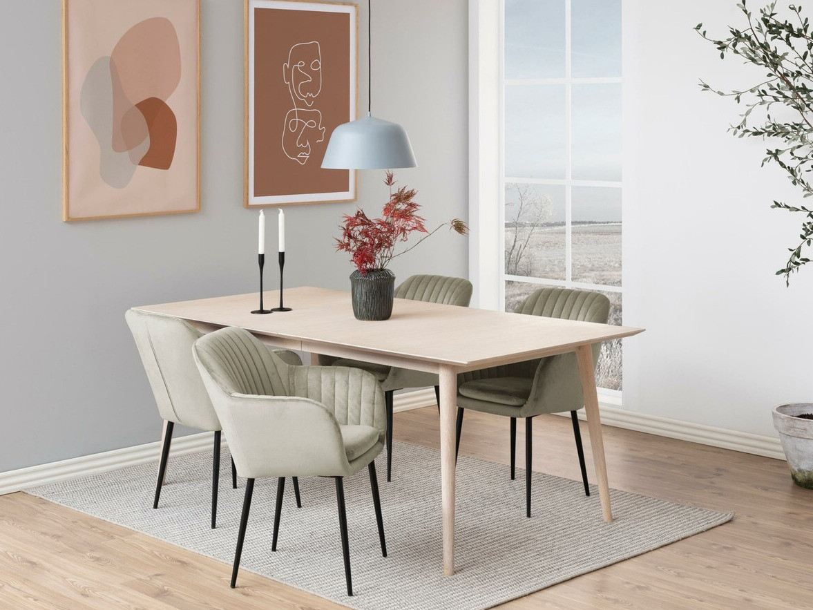 Étkezőgarnitúra Norsica 513 (Krém + Fekete)