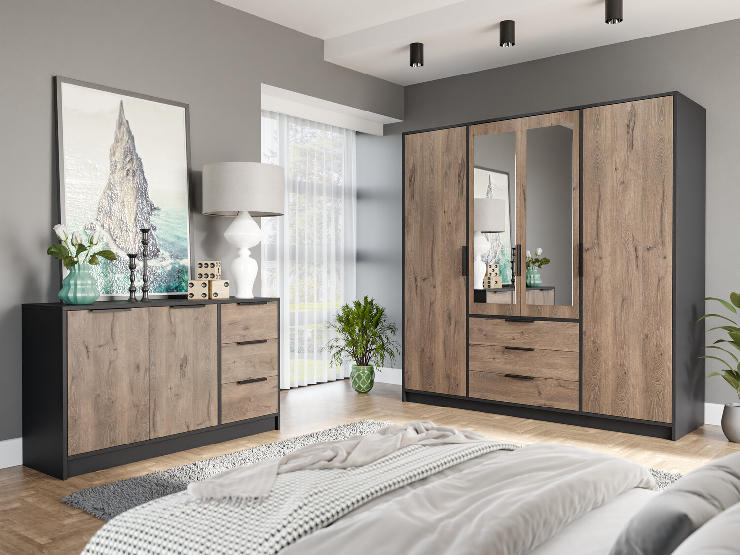 Gardróbszekrény Ophdome 105