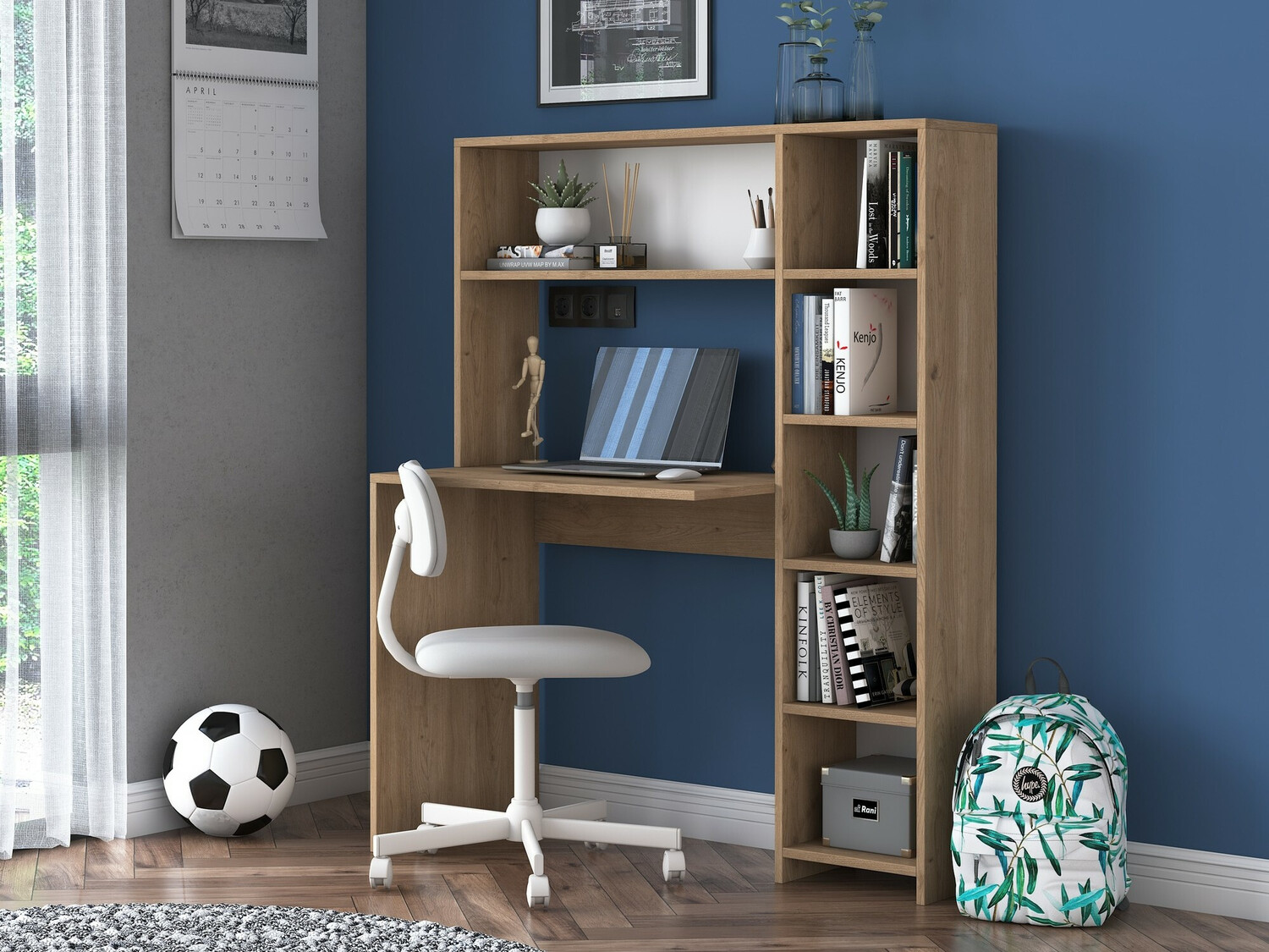 Íróasztal Kailua 243 (Tölgy)