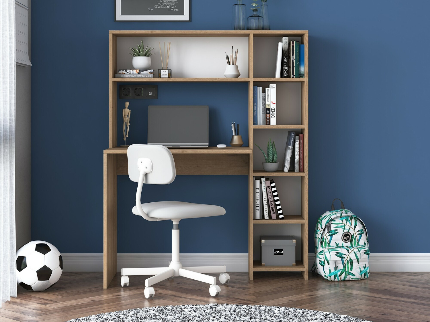 Íróasztal Kailua 243 (Tölgy)