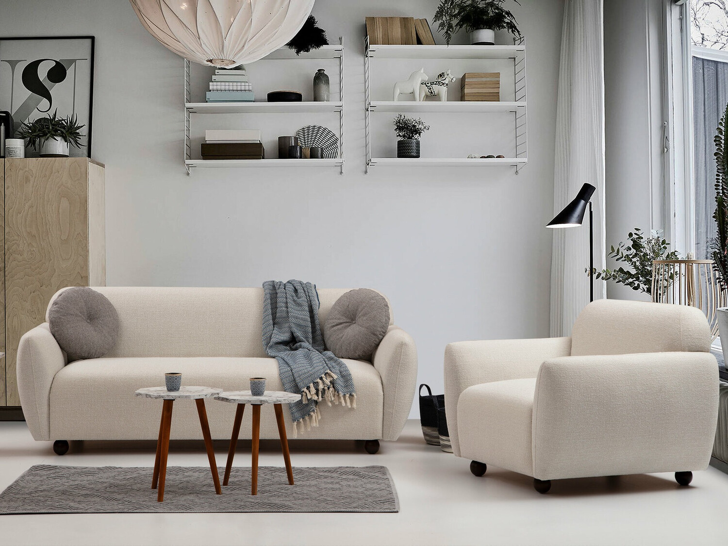 Kanapé Altadena 188 (Krém)