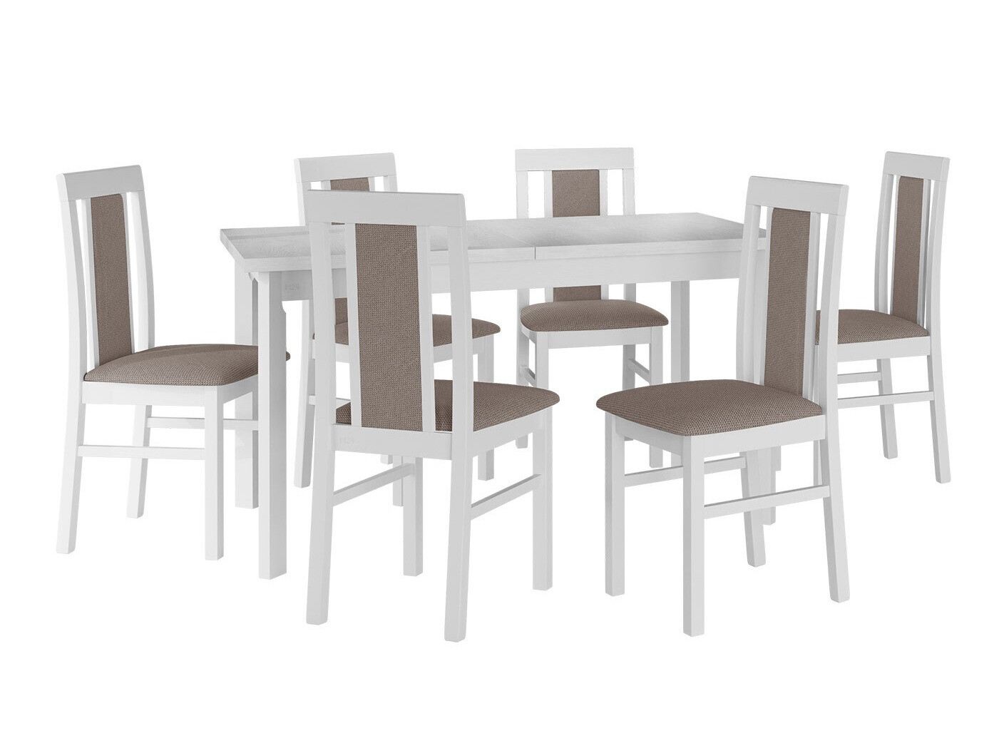 Étkezőgarnitúra Victorville 315 (Fehér)