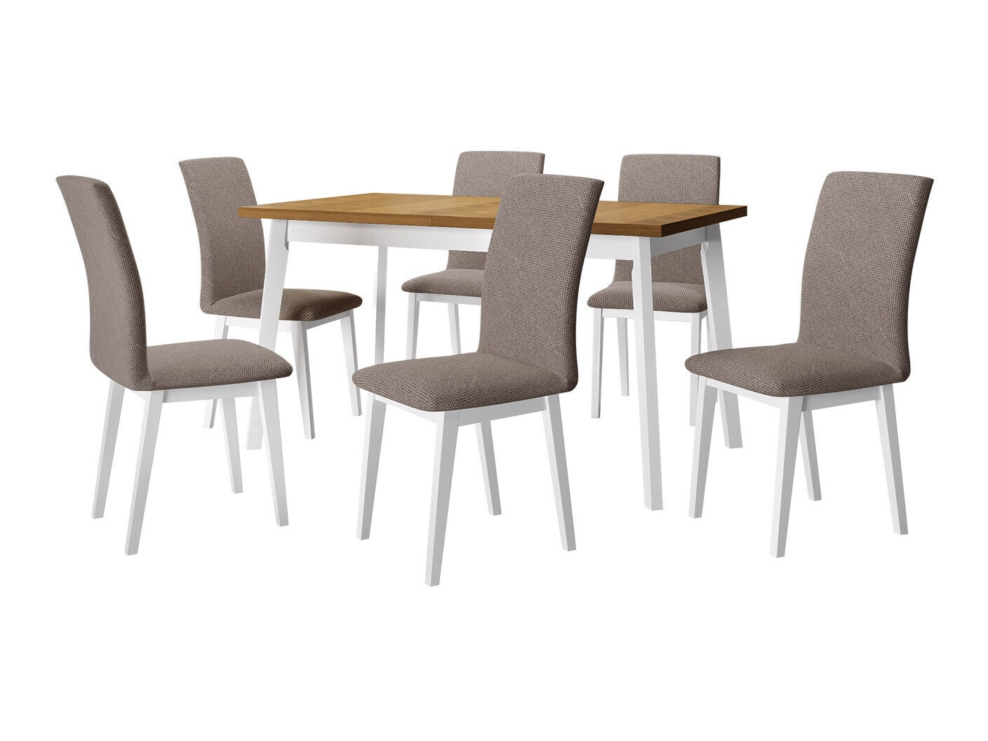 Étkezőgarnitúra Victorville 322 (Fehér)