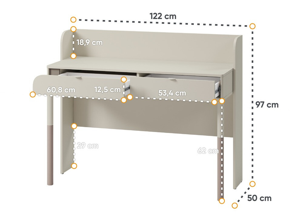 Íróasztal Lomsono 112