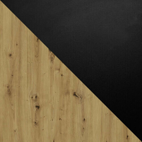 Asztal Victorville 328 (Fekete + Artisan tölgy)