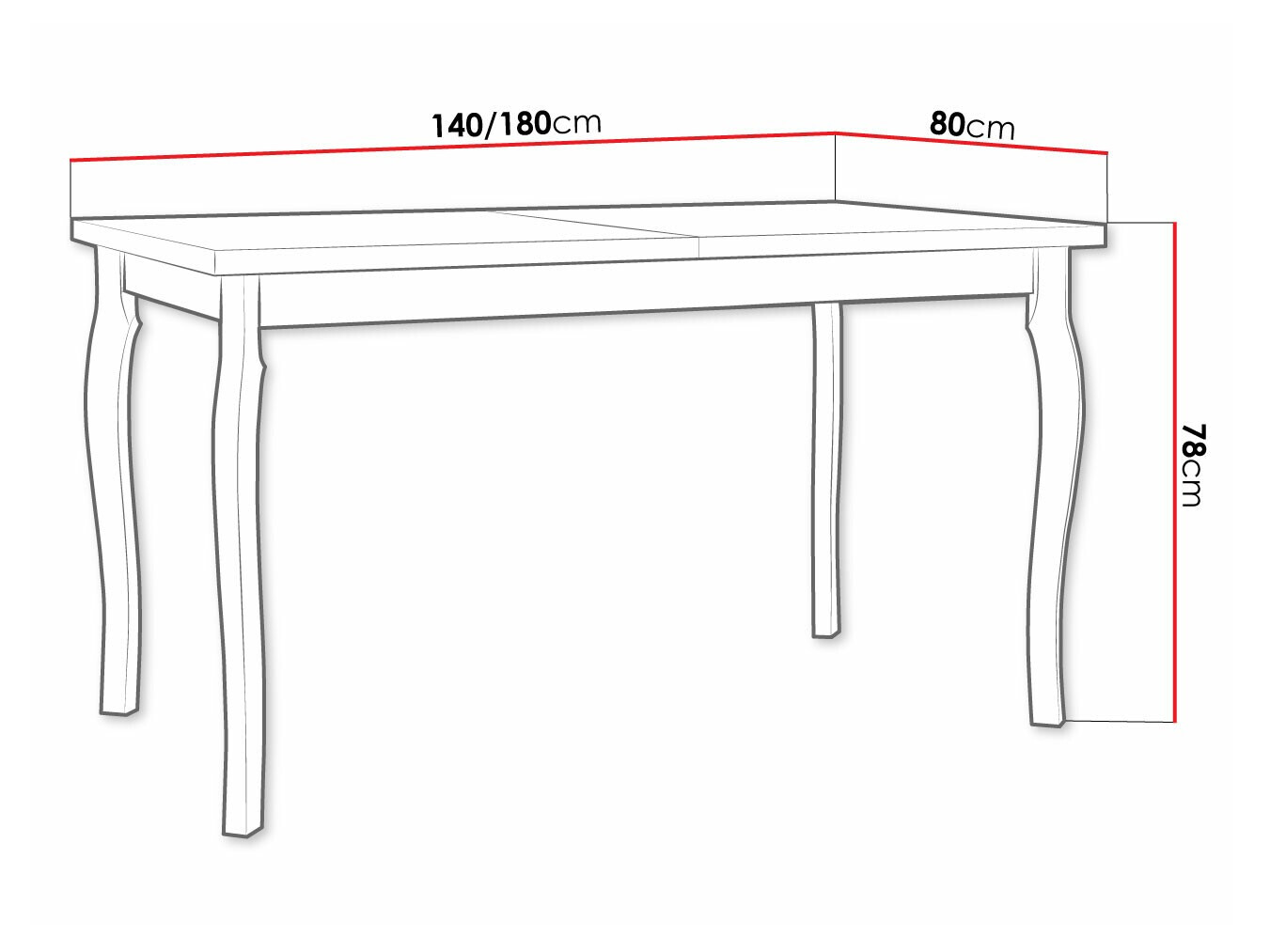 Asztal Victorville 331 (Sonoma tölgy)