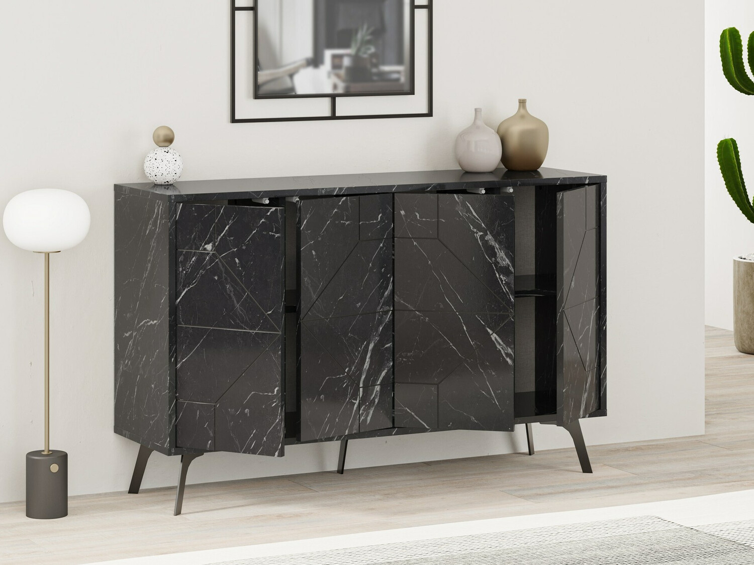 Szekrény Kailua 416 (Fekete márvány)