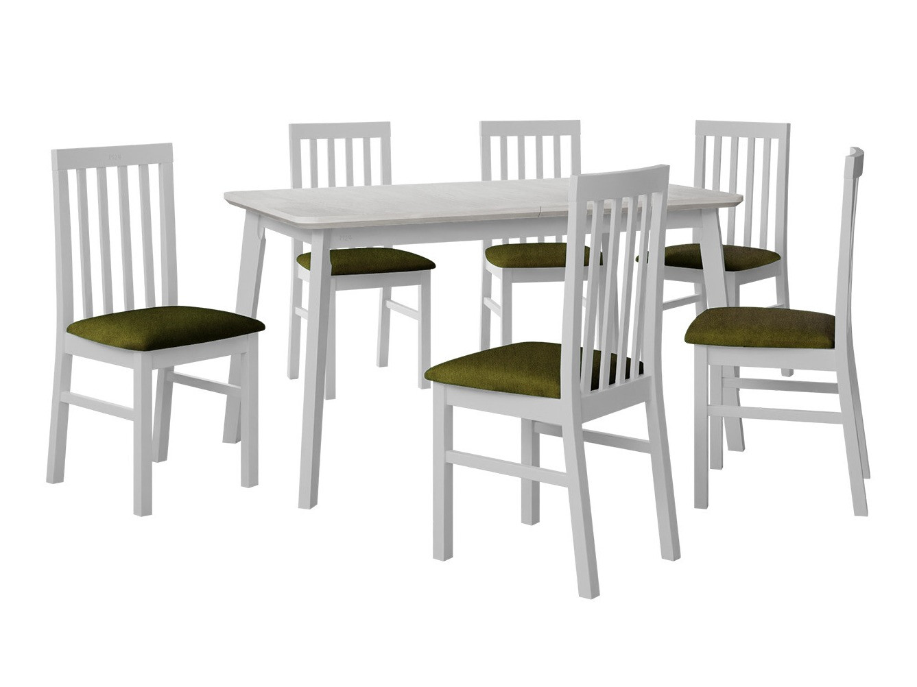 Étkezőgarnitúra Victorville 267 (Fehér)