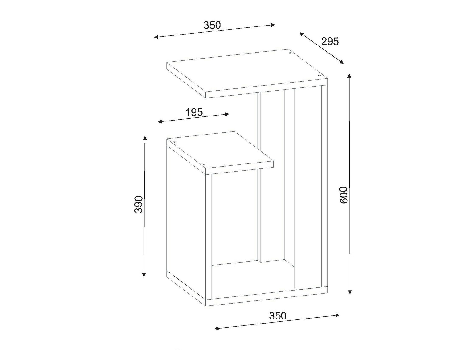 Kisasztal Kailua 450