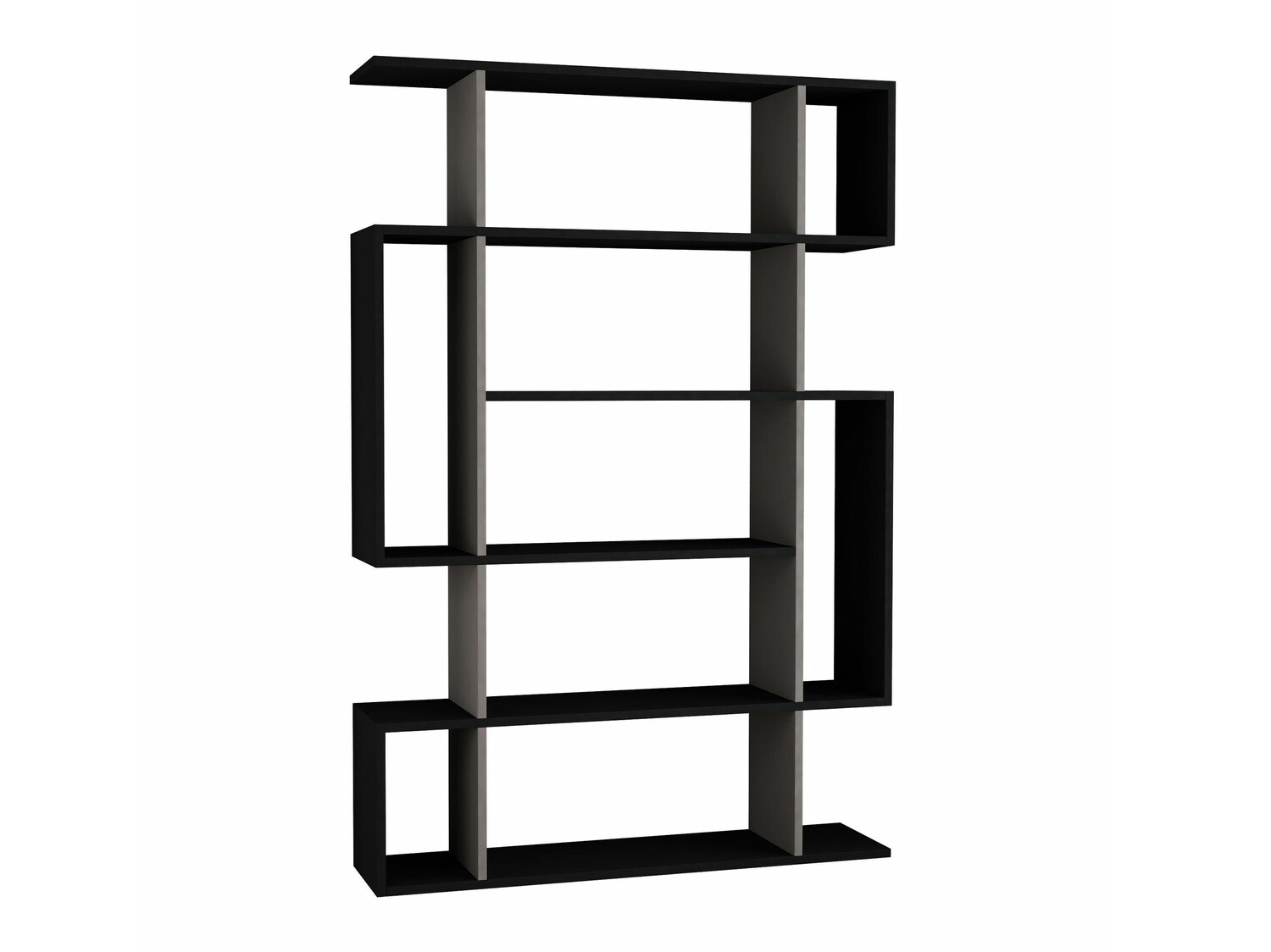 Könyvespolc Kailua 449 (Antracit + Krém)