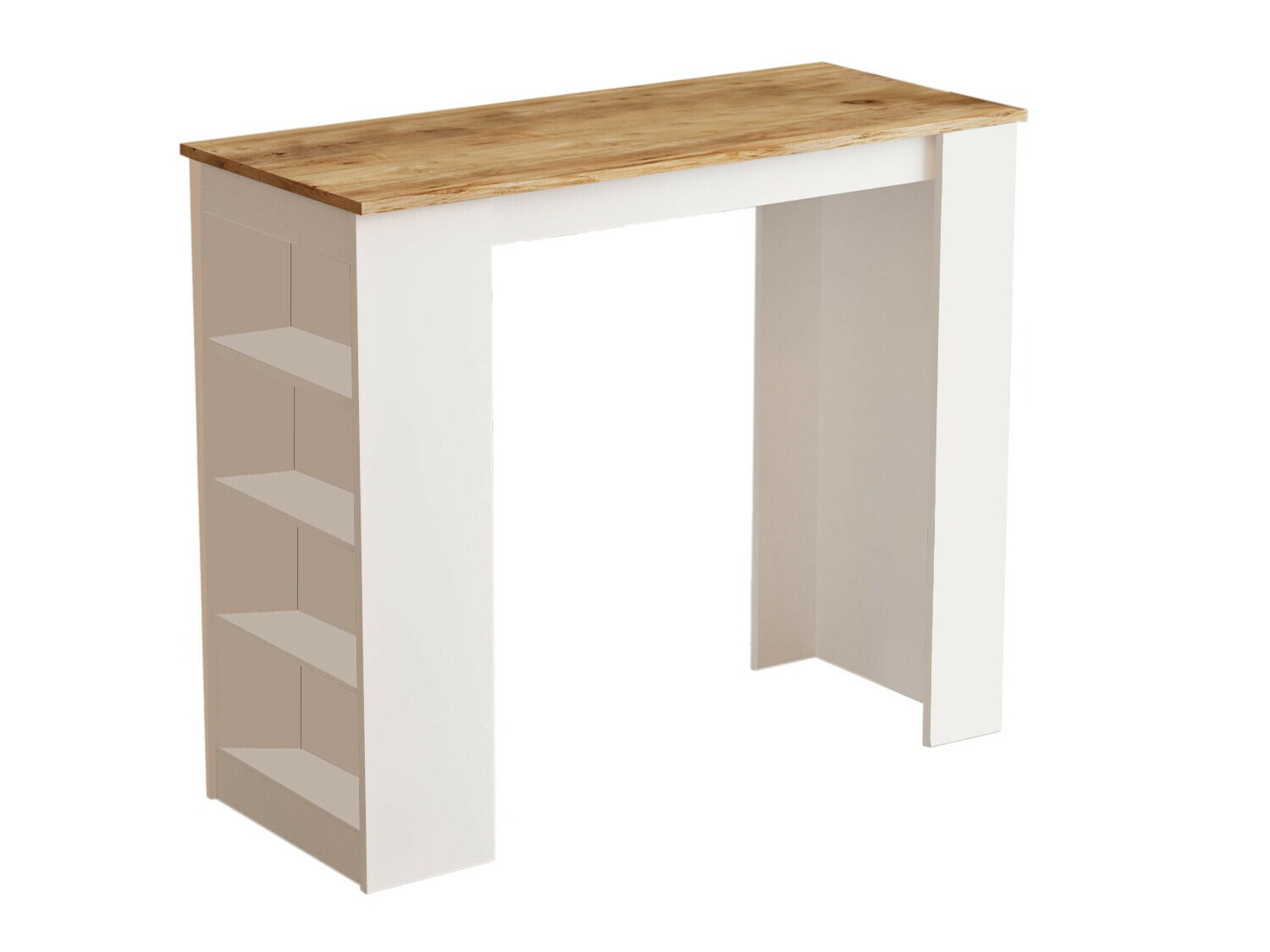 Bár asztal Kailua 477 (Fehér + Fenyő)