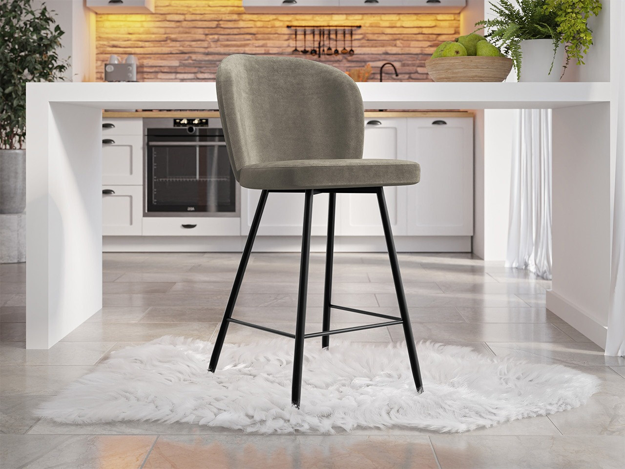 Bárszék Jackson 101 (Fekete + Magic Velvet 2209)