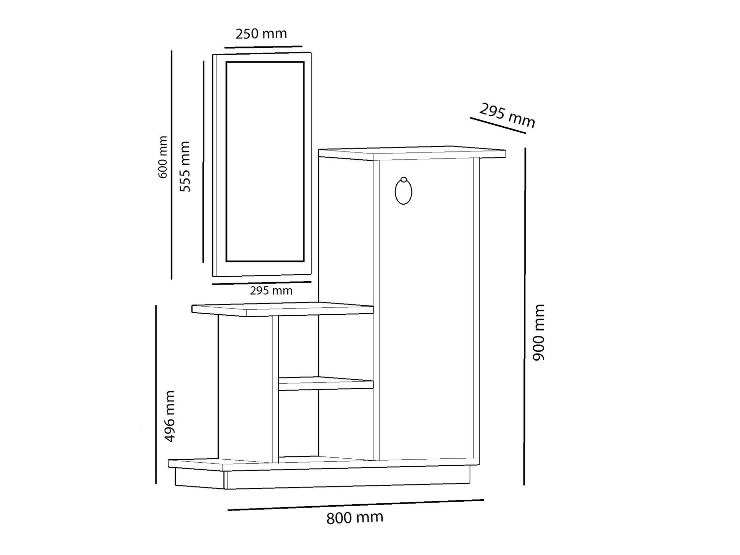 Előszoba garnitúra Kailua 528