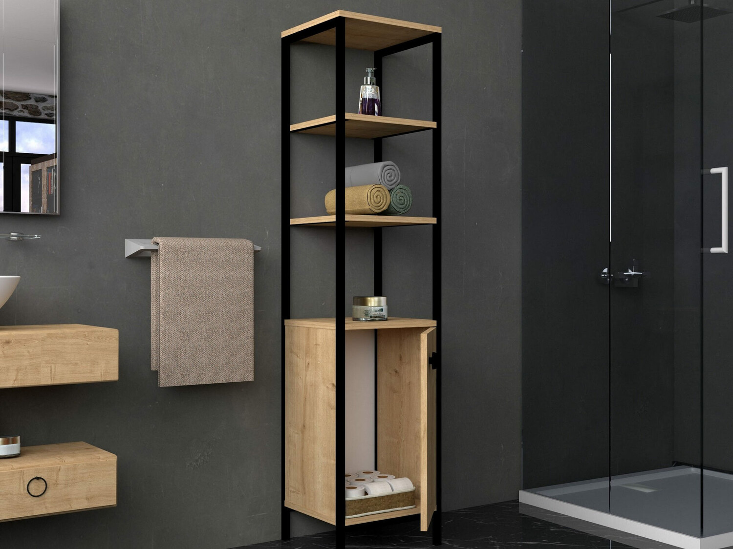 Fürdőszoba polc Kailua 495