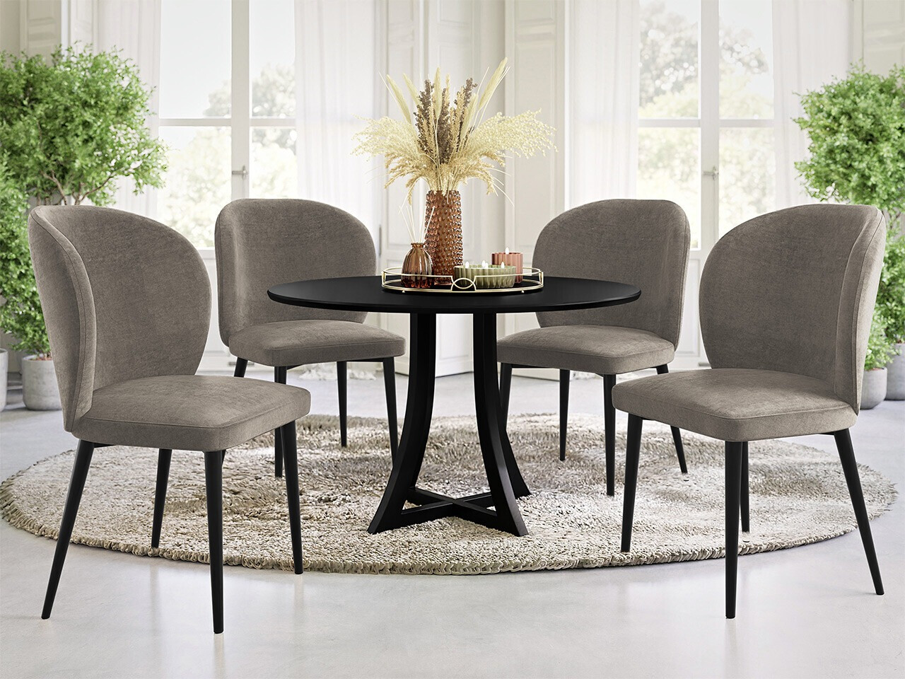 Szék Jackson 104 (Fekete + Magic Velvet 2209)