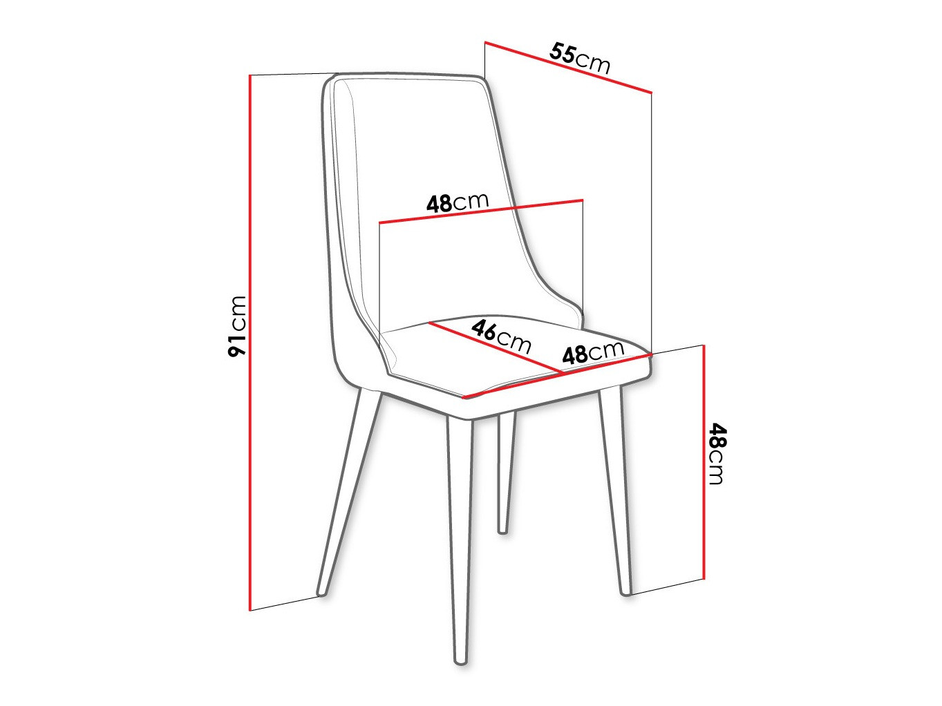 Szék Jackson 106 (Fekete + Magic Velvet 2258)